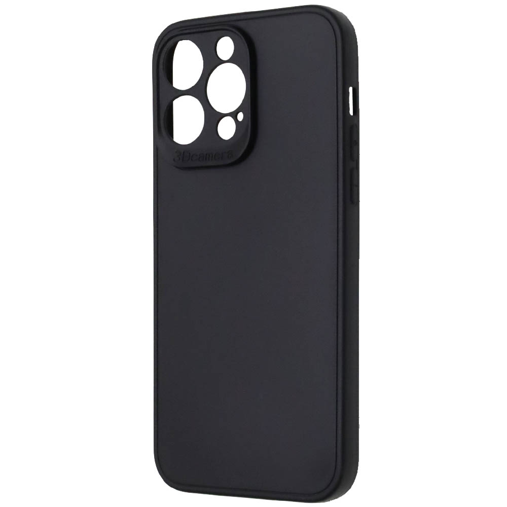 Чехол накладка для APPLE iPhone 14 Pro Max, защита камеры, силикон, цвет черный