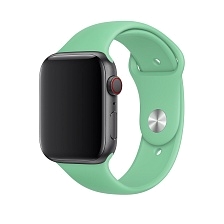 Ремешок для Apple Watch спортивный "Sport", размер 38-40 mm, цвет мятный. Ремешок для Apple Watch спортивный "Sport", размер 38-40 mm, цвет мятный.