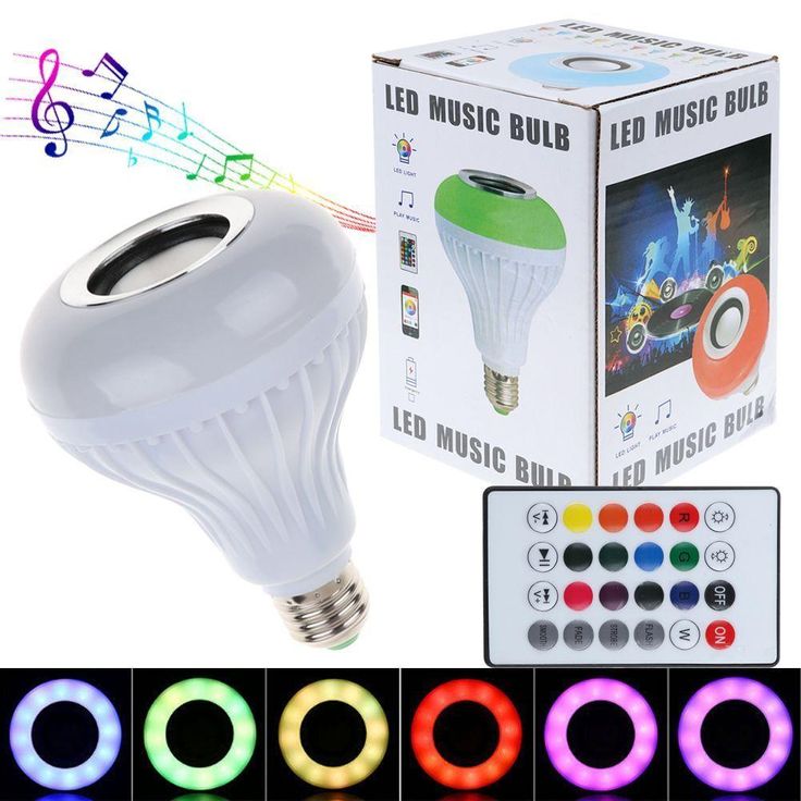 Колонка портативная - LED лампочка RGB с BLUETOOTH LD-122 (E27, пульт) LED MUSIC BULB. Колонка портативная - LED лампочка RGB с BLUETOOTH LD-122 (E27, пульт) LED MUSIC BULB.