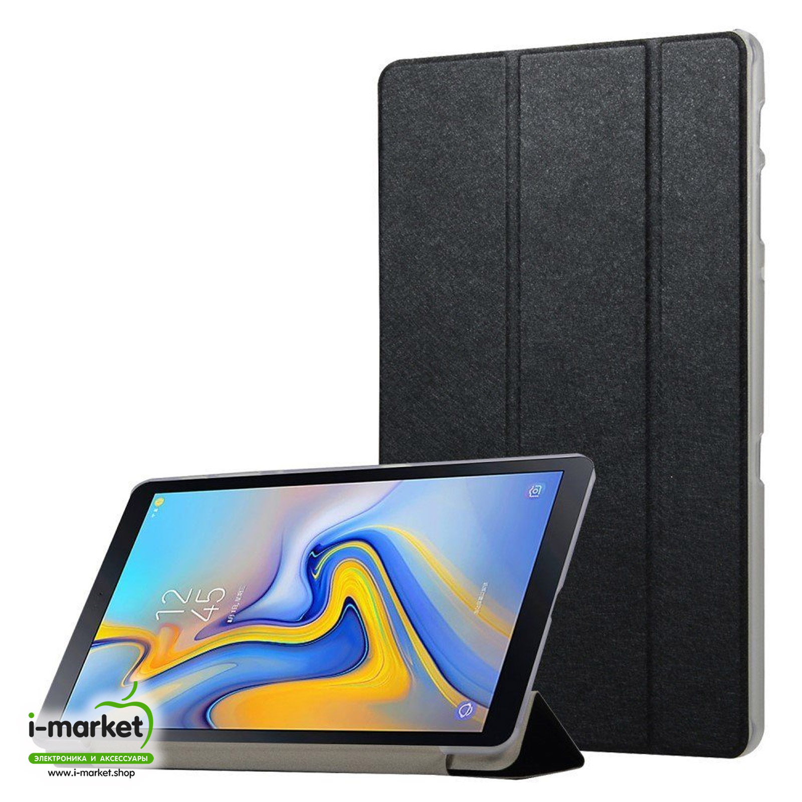 Чехол Smart Case для SAMSUNG Galaxy Tab A 10.5" 2018 (SM-T590, SM-T595), цвет черный. Чехол Smart Case для SAMSUNG Galaxy Tab A 10.5" 2018 (SM-T590, SM-T595), цвет черный.