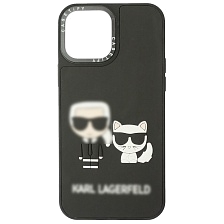 Чехол накладка для APPLE iPhone 13 Pro Max (6.7), силикон, рисунок Карл и котик Чехол накладка для APPLE iPhone 13 Pro Max (6.7), силикон, рисунок Карл и котик