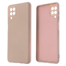 Чехол накладка NANO для SAMSUNG Galaxy A12 (SM-A125), M12 (SM-M127F), силикон, бархат, цвет розовый песок Чехол накладка NANO для SAMSUNG Galaxy A12 (SM-A125), M12 (SM-M127F), силикон, бархат, цвет розовый песок