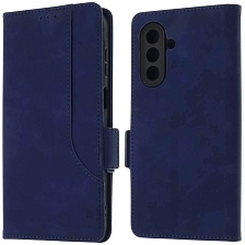 Чехол книжка NICE для SAMSUNG Galaxy A26, Galaxy A17, защита камеры, экокожа, силикон, цвет темно синий