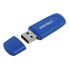 Флешка USB 2.0 32GB SMARTBUY Scout, цвет синий Флешка USB 2.0 32GB SMARTBUY Scout, цвет синий