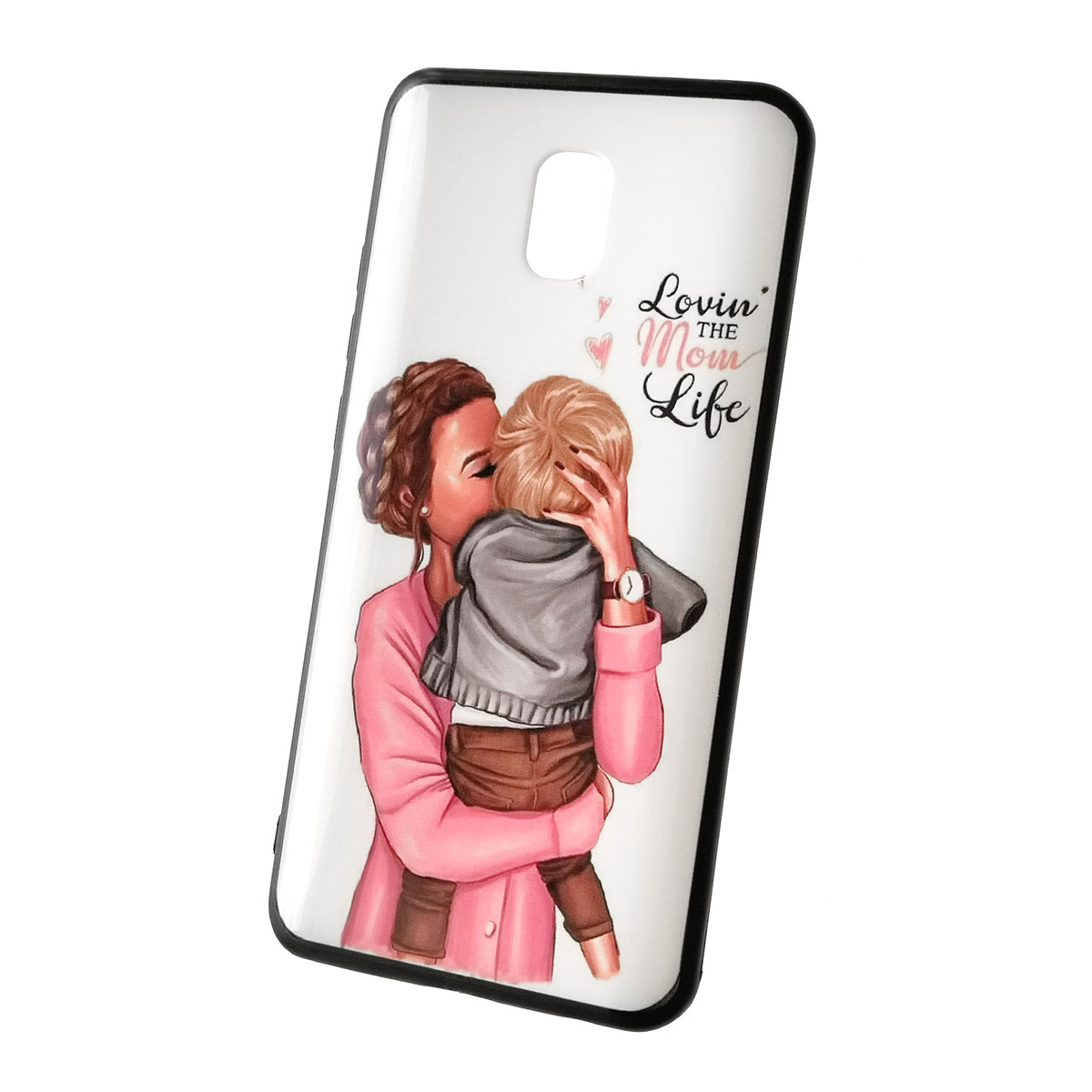 Чехол накладка для XIAOMI Redmi 8A, силикон, рисунок LOVIN THE MOM LOVE. Чехол накладка для XIAOMI Redmi 8A, силикон, рисунок LOVIN THE MOM LOVE.