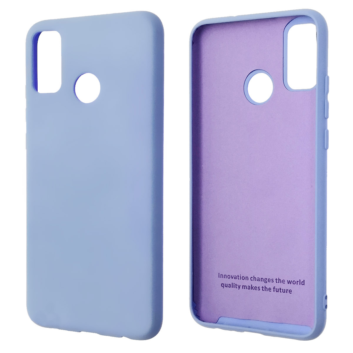 Чехол накладка Silicon Cover для HUAWEI Honor 9X Lite, силикон, бархат, цвет сиреневый Чехол накладка Silicon Cover для HUAWEI Honor 9X Lite, силикон, бархат, цвет сиреневый