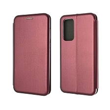 Чехол книжка для HUAWEI P40 (ANA-NX9), экокожа, визитница, цвет бордовый. Чехол книжка для HUAWEI P40 (ANA-NX9), экокожа, визитница, цвет бордовый.