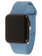 Ремешок для Apple Watch спортивный "Sport", размер 42-44 mm, цвет пастельно синий. Ремешок для Apple Watch спортивный "Sport", размер 42-44 mm, цвет пастельно синий.
