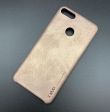 Чехол накладка X-Level VINTAGE для HUAWEI Honor Y9 2018, силикон, цвет золотистый.