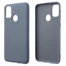 Чехол накладка NANO для SAMSUNG Galaxy M30s (SM-M307F), M21 (SM-M215), силикон, бархат, цвет серый