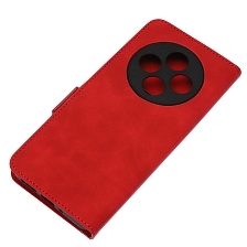 Чехол книжка NICE для XIAOMI Redmi 14C, POCO C75, защита камеры, экокожа, силикон, цвет красный