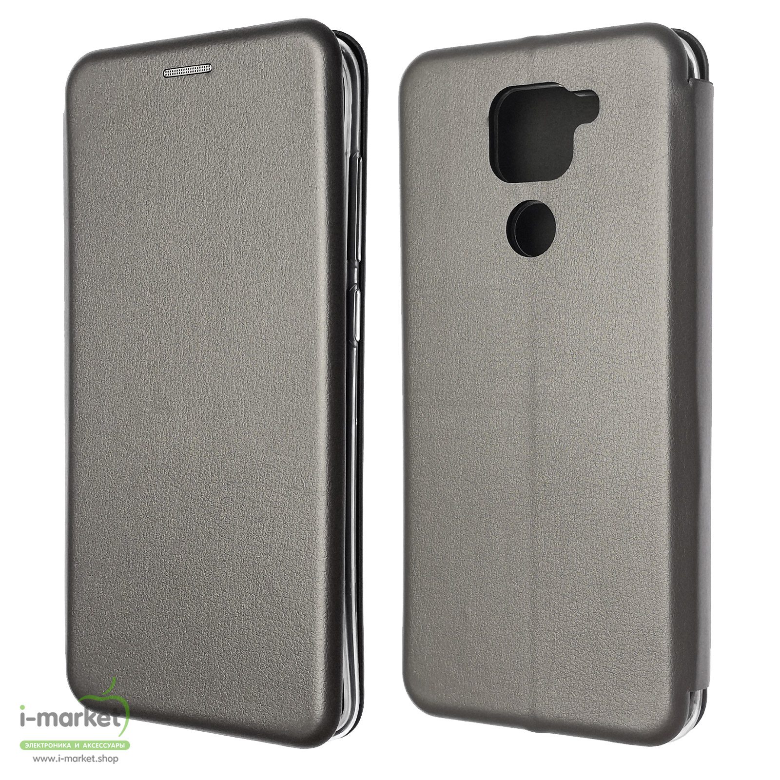 Чехол книжка STYLISH для XIAOMI Redmi Note 9, Redmi 10X 4G, экокожа, визитница, цвет серый. Чехол книжка STYLISH для XIAOMI Redmi Note 9, Redmi 10X 4G, экокожа, визитница, цвет серый.