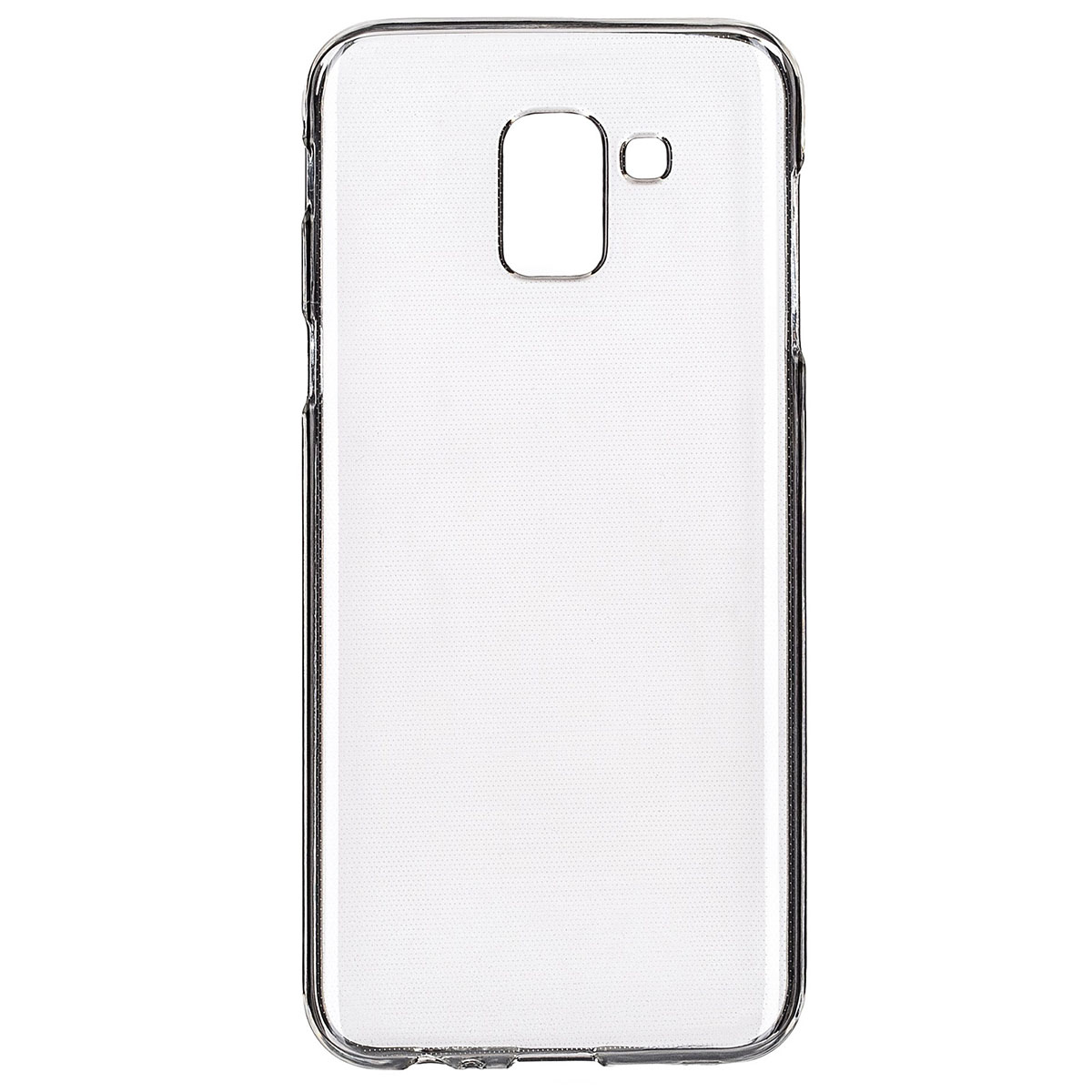 Чехол накладка TPU CASE для SAMSUNG Galaxy J6 2018 (SM-J600), силикон, цвет прозрачный
