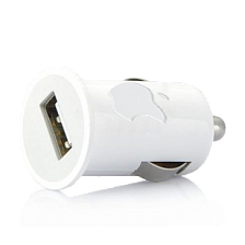 АЗУ (Автомобильный зарядное устройство) 5V-2.1А, цвет белый | УЦЕНКА 190