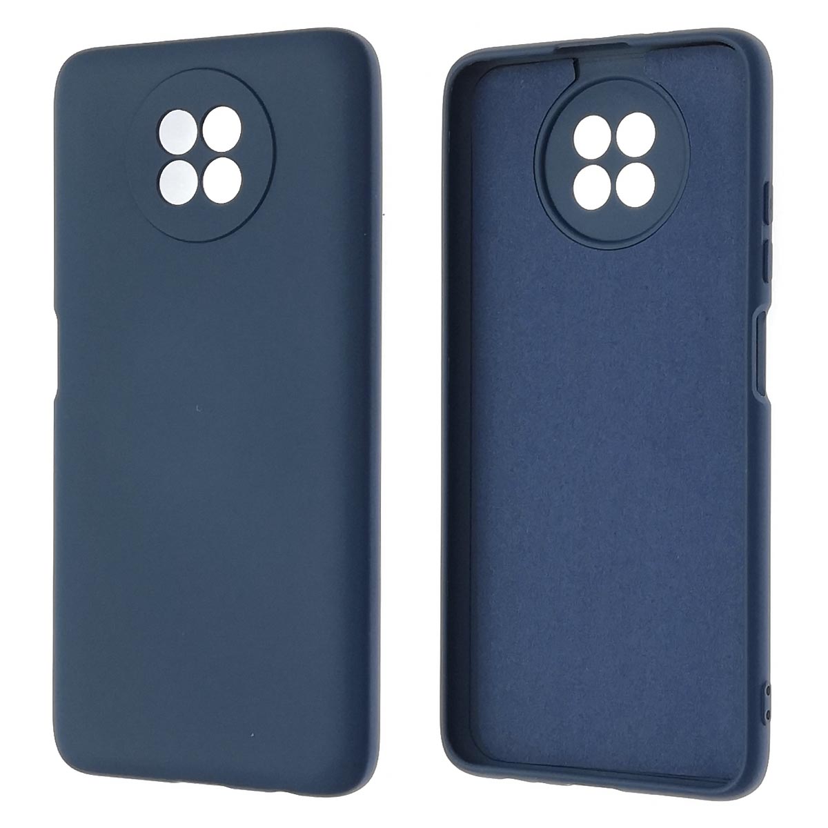 Чехол накладка Silicon Cover для XIAOMI Redmi Note 9T, силикон, бархат, цвет синий кобальт Чехол накладка Silicon Cover для XIAOMI Redmi Note 9T, силикон, бархат, цвет синий кобальт