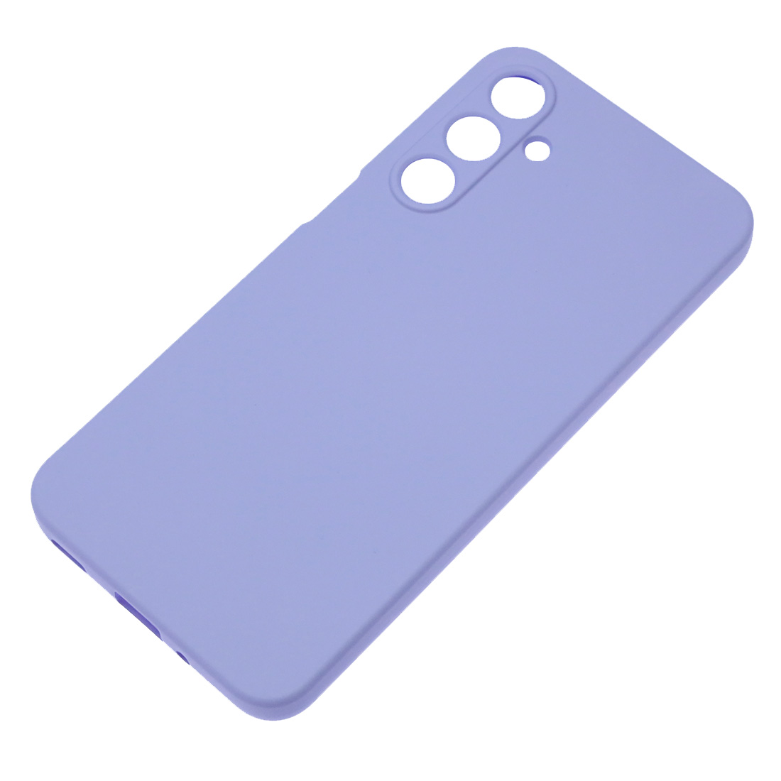 Чехол накладка NANO для SAMSUNG Galaxy A16 4G, защита камеры, силикон, бархат, цвет сиреневый
