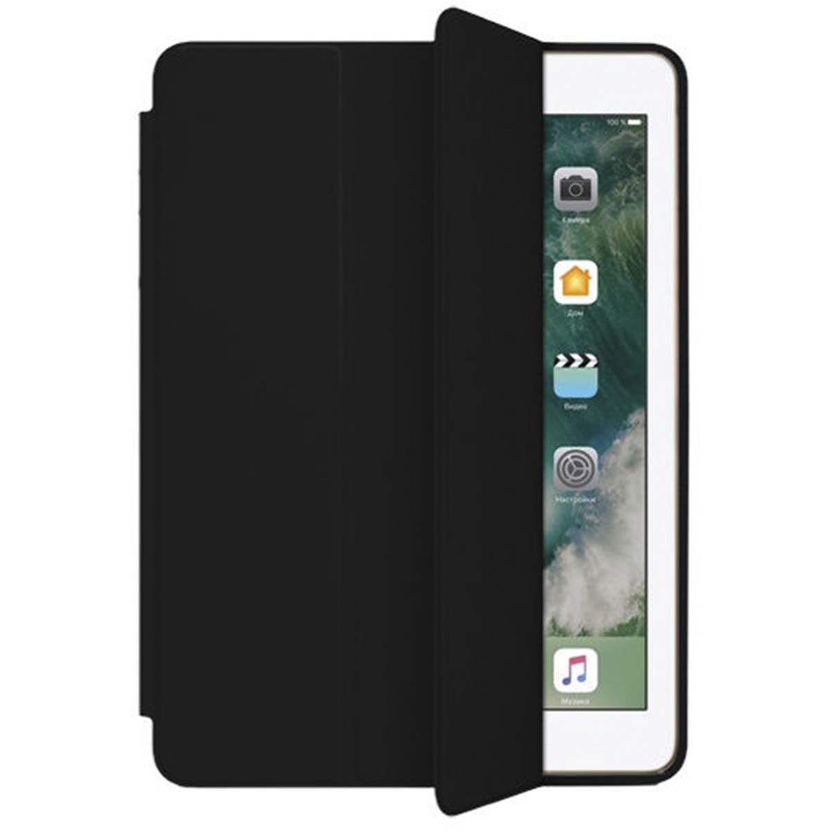 Чехол книжка SMART CASE для APPLE iPad AIR, диагональ 10,5", экокожа, цвет черный Чехол книжка SMART CASE для APPLE iPad AIR, диагональ 10,5", экокожа, цвет черный