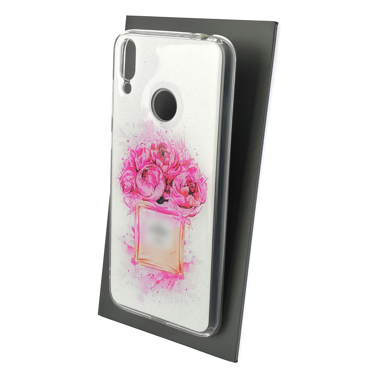 Чехол накладка для HUAWEI Honor 8C, силикон, блестки, рисунок номер 5 Paris Parfum Чехол накладка для HUAWEI Honor 8C, силикон, блестки, рисунок номер 5 Paris Parfum