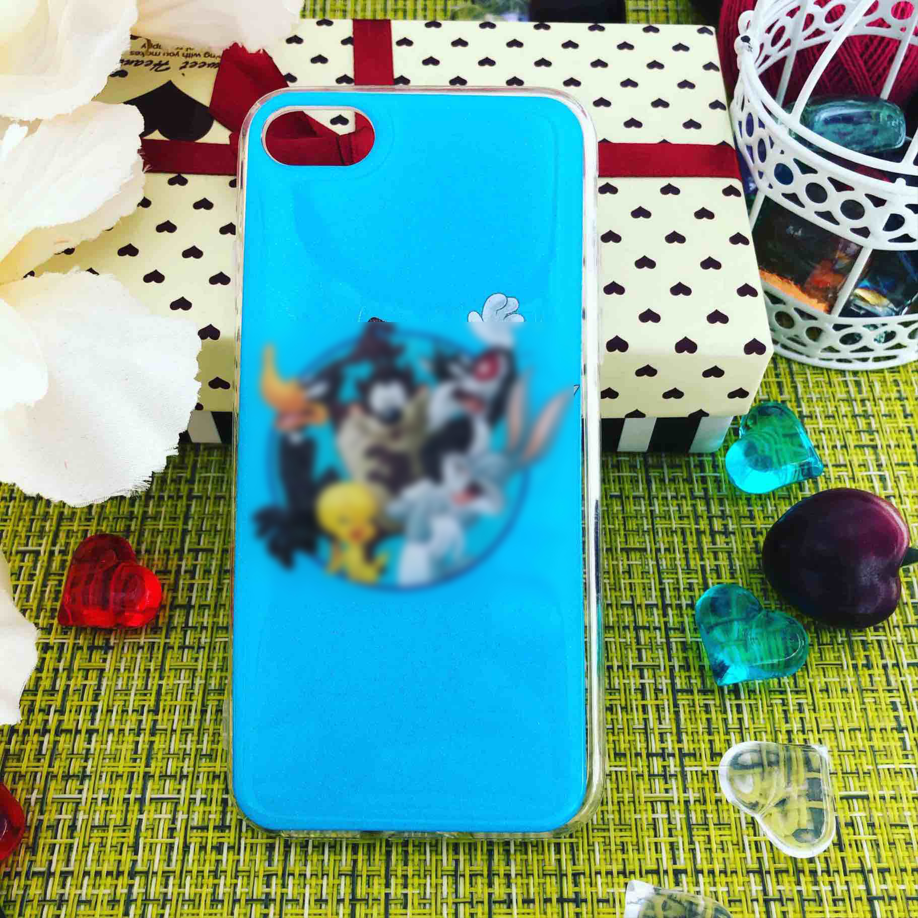 Чехол накладка для APPLE iPhone 7, 8, силикон, рисунок мультяшная.