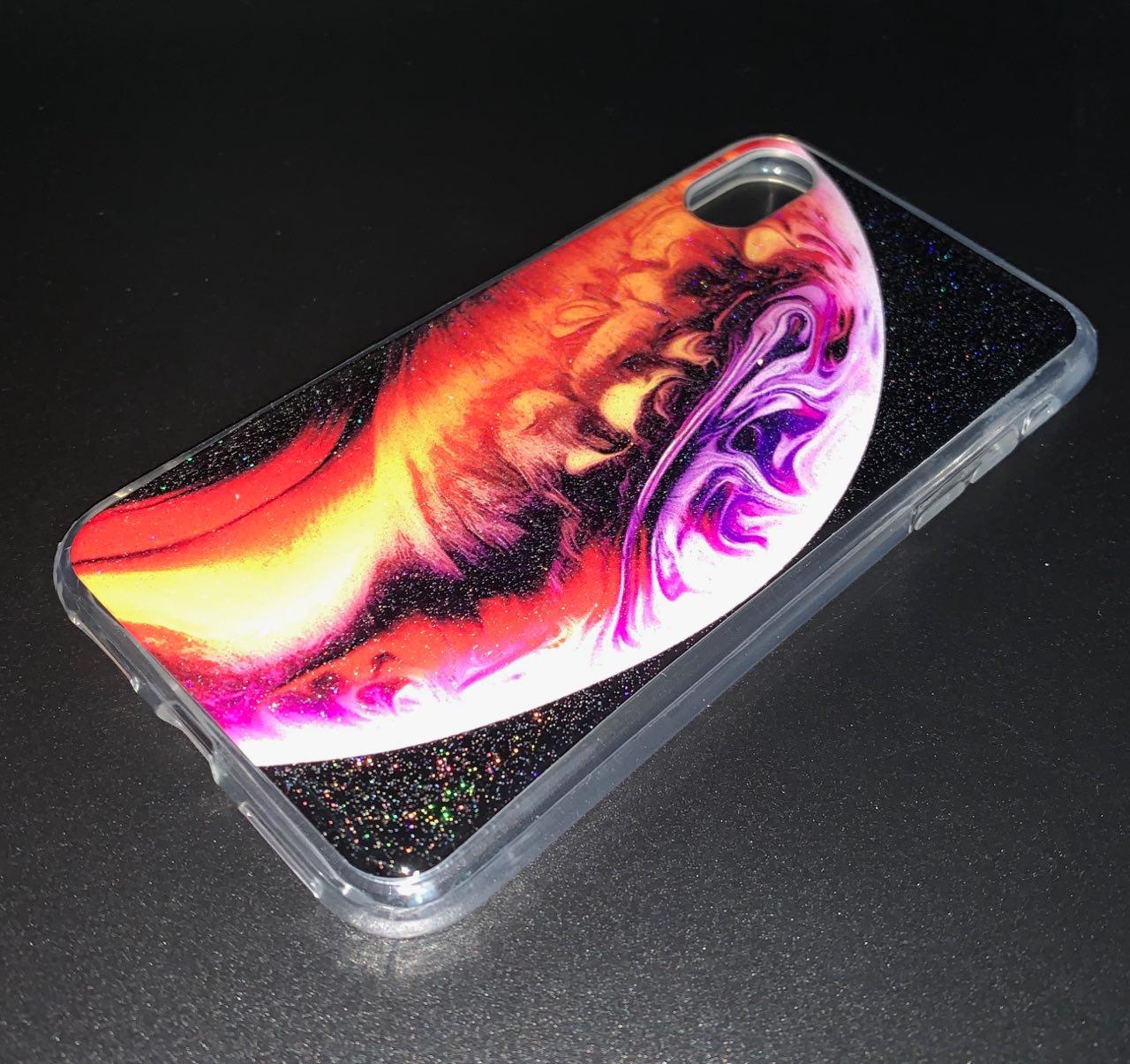 Чехол накладка для APPLE iPhone X, XS, силикон, рисунок Планета Земля вид 1.