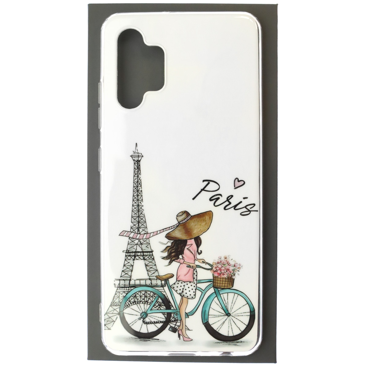 Чехол накладка для SAMSUNG Galaxy A32 4G (SM-A325F), силикон, рисунок Paris Чехол накладка для SAMSUNG Galaxy A32 4G (SM-A325F), силикон, рисунок Paris