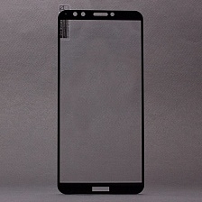 Защитное стекло 2D Full glass для Huawei Honor 7C PRO /техпак/ черный.