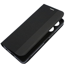 Чехол книжка MESH для TECNO Camon 19, Camon 19 Pro, текстиль, силикон, бархат, визитница, цвет черный