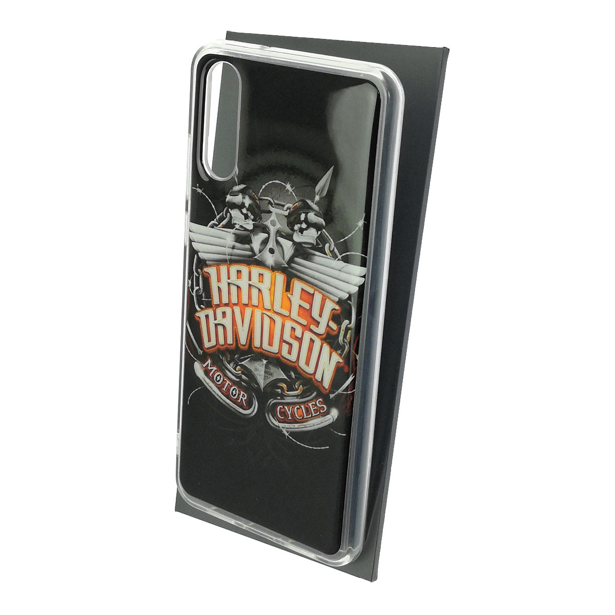 Чехол накладка для HUAWEI P20, силикон, глянцевый, рисунок Harley Davidson Motor Cycles