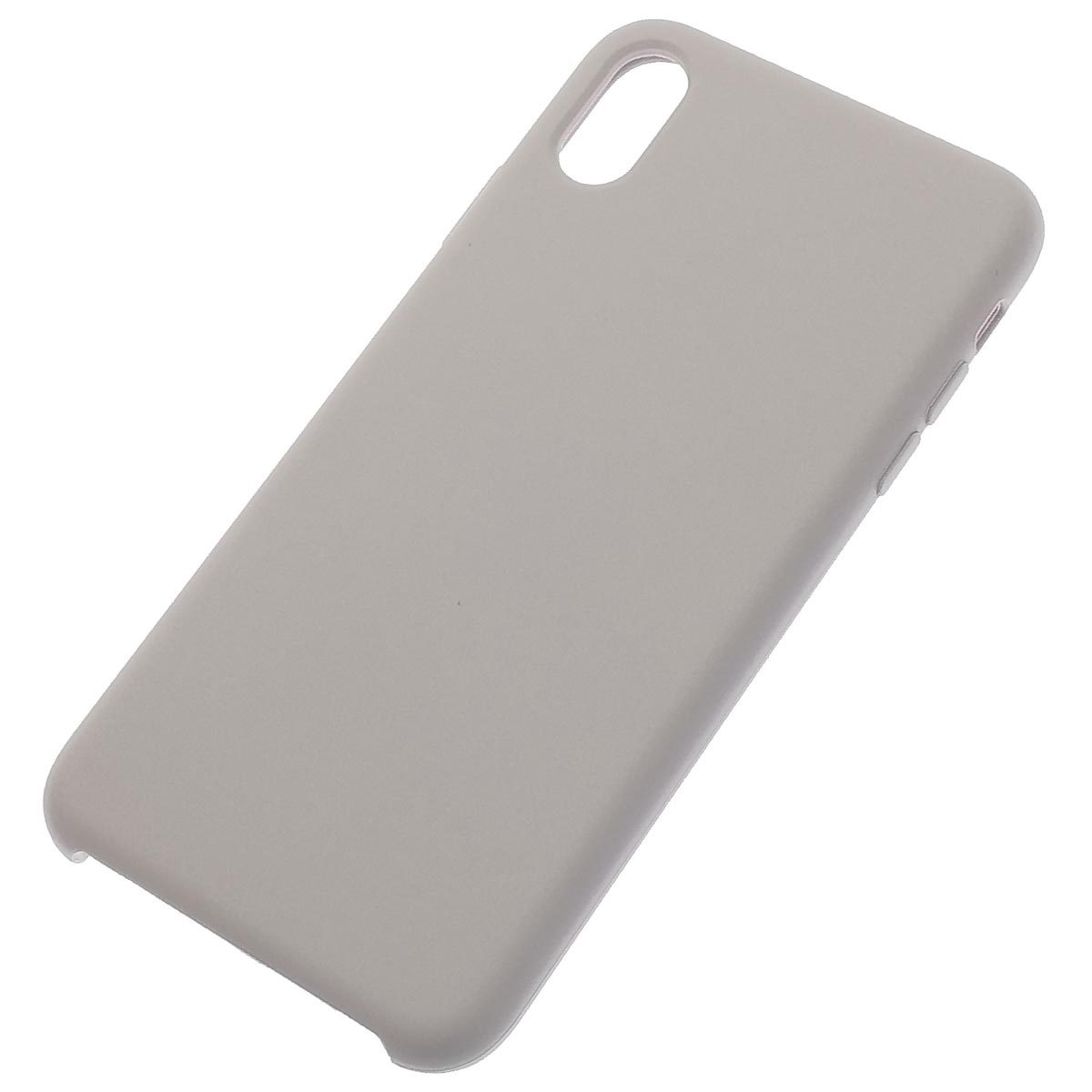 Чехол накладка Silicon Case для APPLE iPhone XS MAX, силикон, бархат, цвет бежевый Чехол накладка Silicon Case для APPLE iPhone XS MAX, силикон, бархат, цвет бежевый