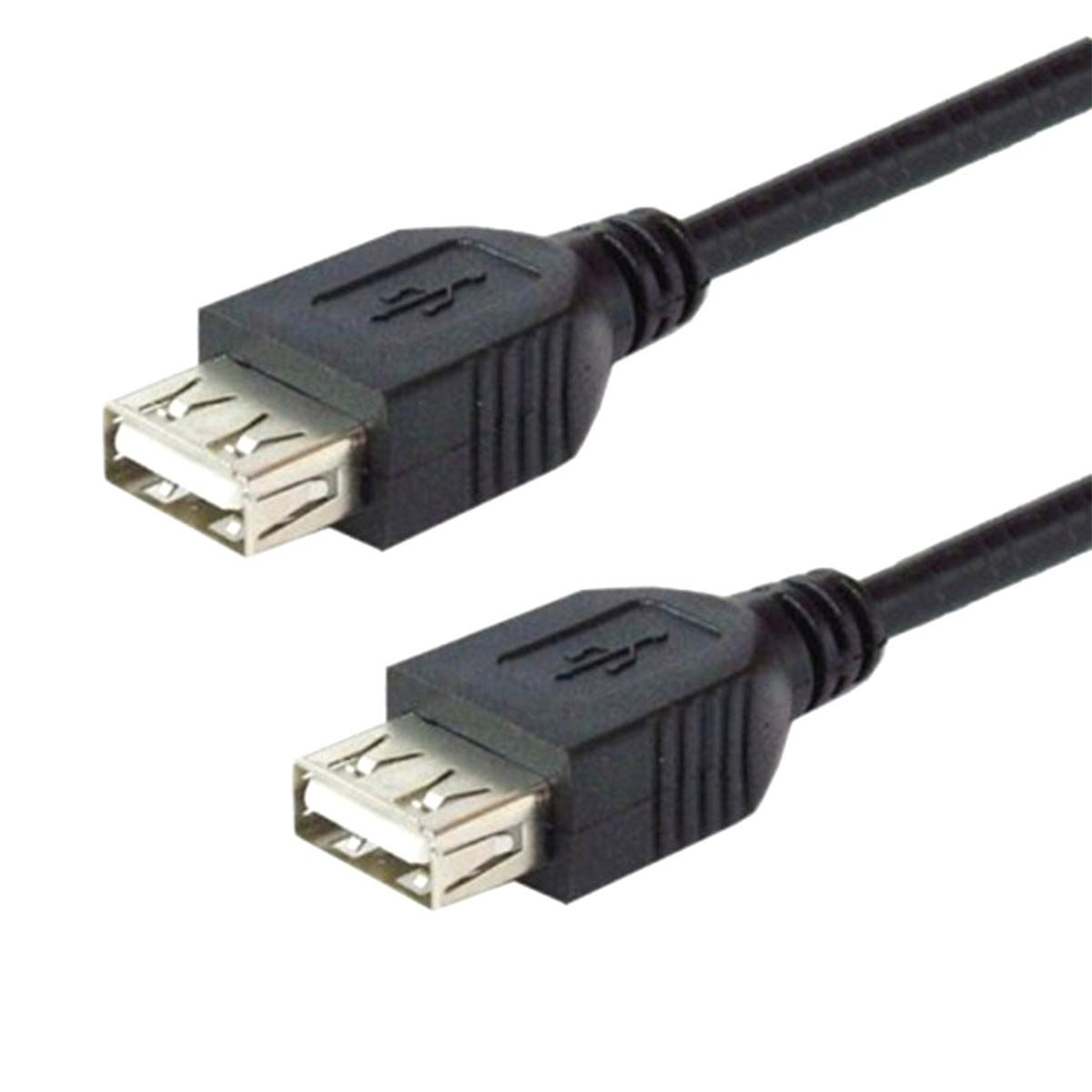 Удлинитель USB 2.0 AF-AF, длина 1 метр, цвет черный Удлинитель USB 2.0 AF-AF, длина 1 метр, цвет черный