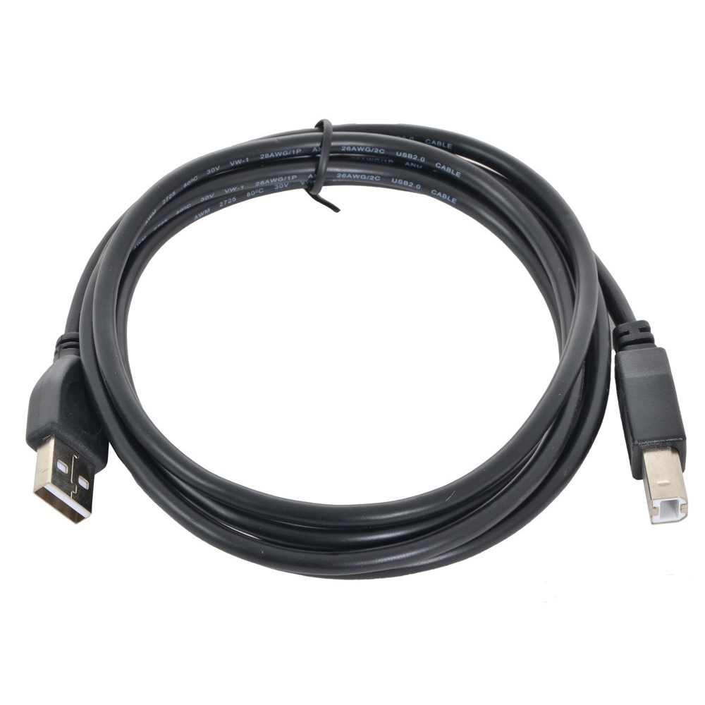 Кабель AM-BM DEFENDER USB04-17 для принтера, сканера, МФУ, USB2.0, 5.0 м, цвет черный
