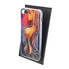 Чехол накладка для APPLE iPhone 5, iPhone 5G, iPhone 5S, iPhone SE, силикон, глянцевый, рисунок Sway Goodwin