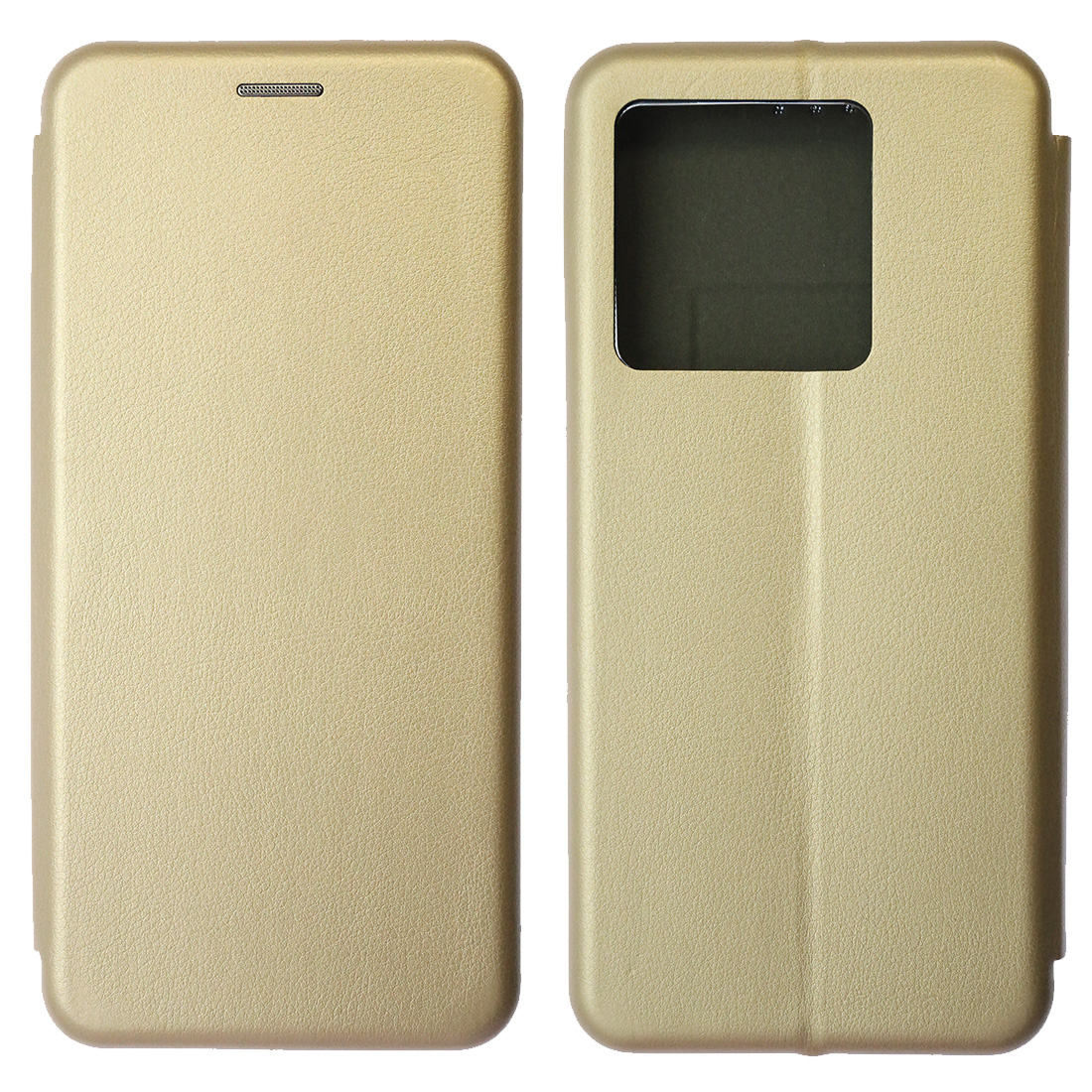 Чехол книжка STYLISH для INFINIX NOTE 30 Pro, экокожа, визитница, цвет золотистый Чехол книжка STYLISH для INFINIX NOTE 30 Pro, экокожа, визитница, цвет золотистый