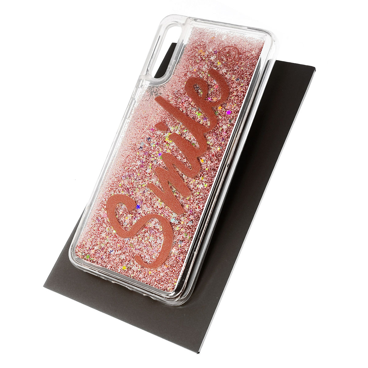 Чехол накладка TransFusion для SAMSUNG Galaxy A50 (SM-A505), A30s (SM-A307), A50s (SM-A507), силикон, переливашка, рисунок Smile.