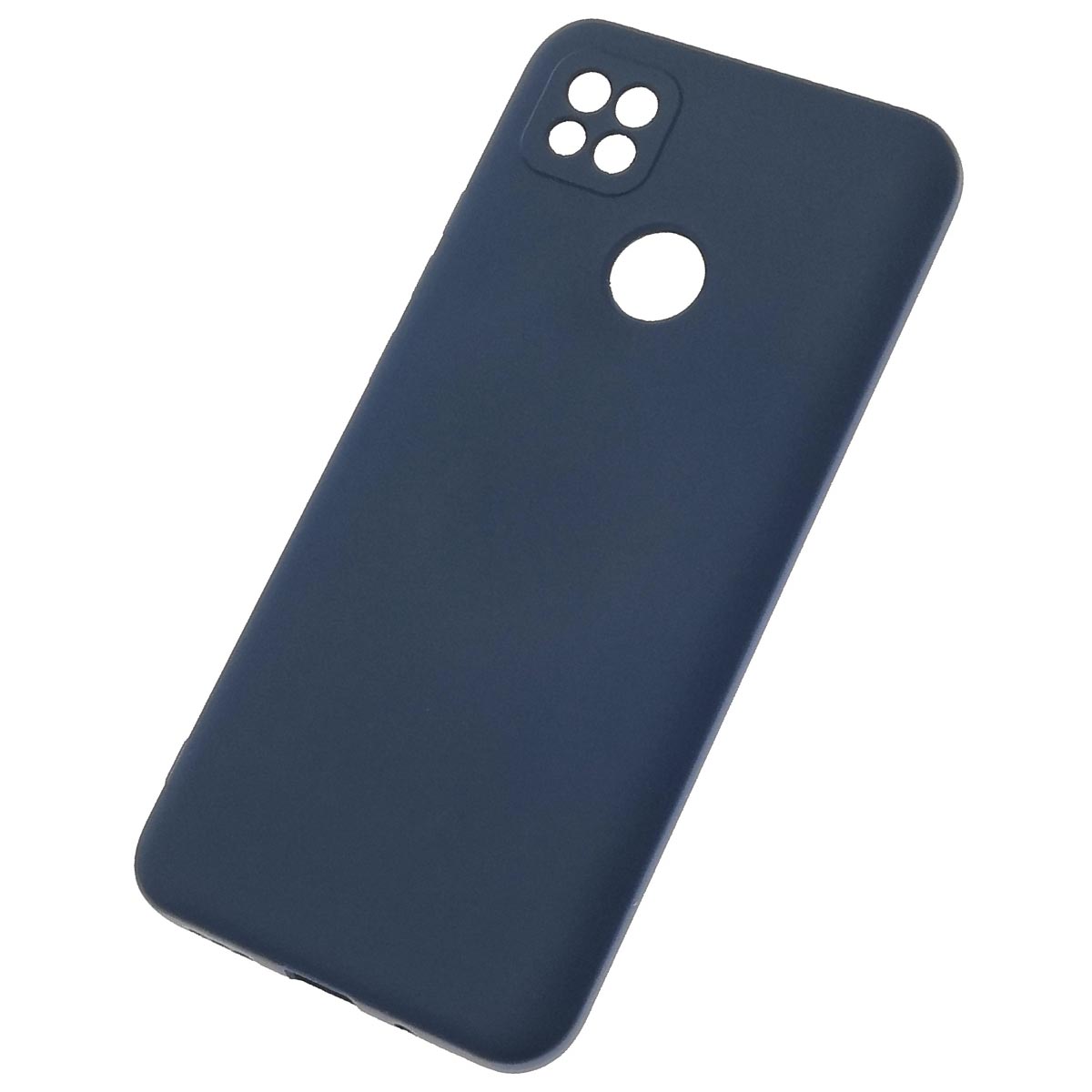 Чехол накладка NANO для XIAOMI Redmi 9C, Redmi 10A, силикон, бархат, цвет темно синий