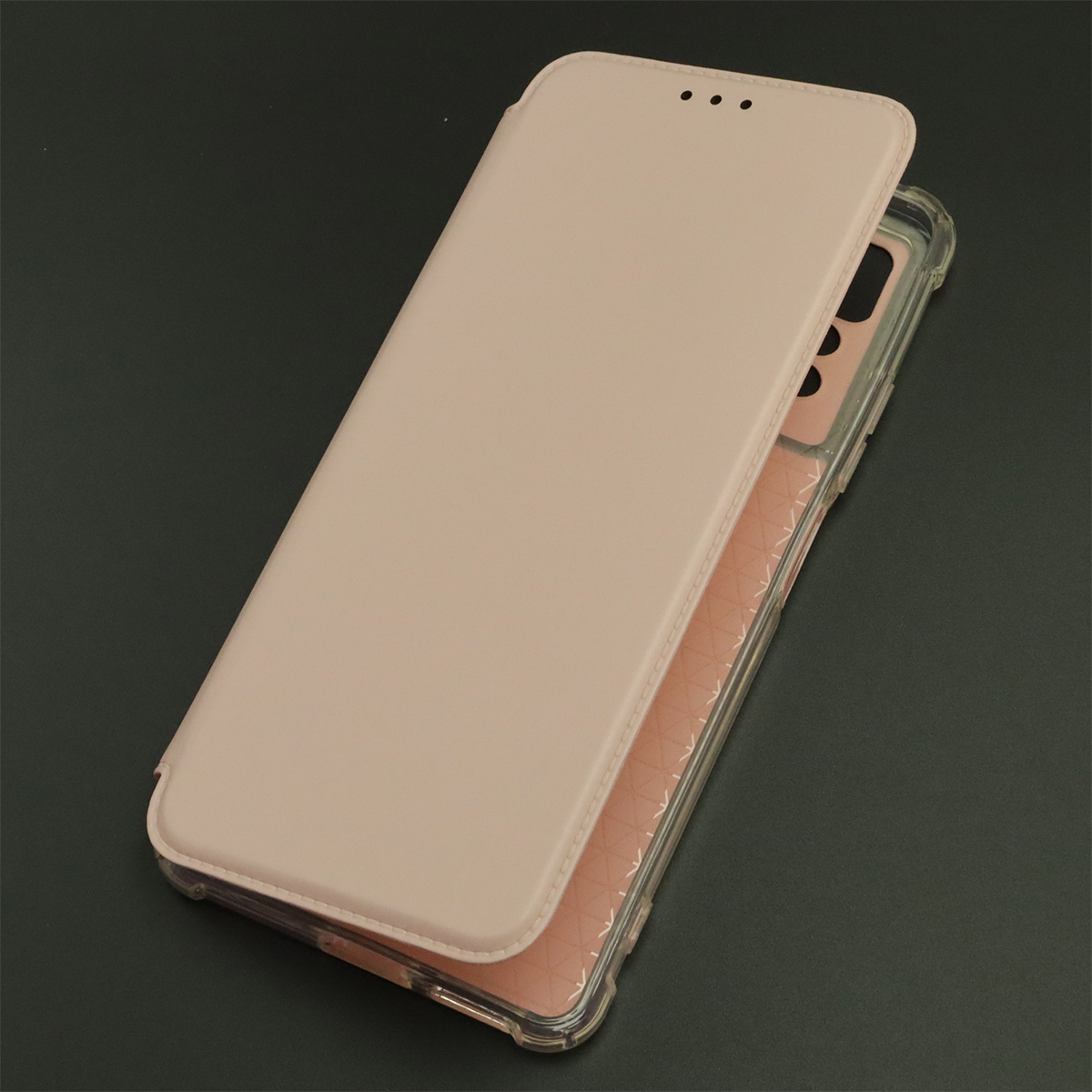 Чехол книжка для XIAOMI Redmi Note 11 Pro, Redmi Note 11 Pro 5G, экокожа, визитница, цвет розовый песок Чехол книжка для XIAOMI Redmi Note 11 Pro, Redmi Note 11 Pro 5G, экокожа, визитница, цвет розовый песок