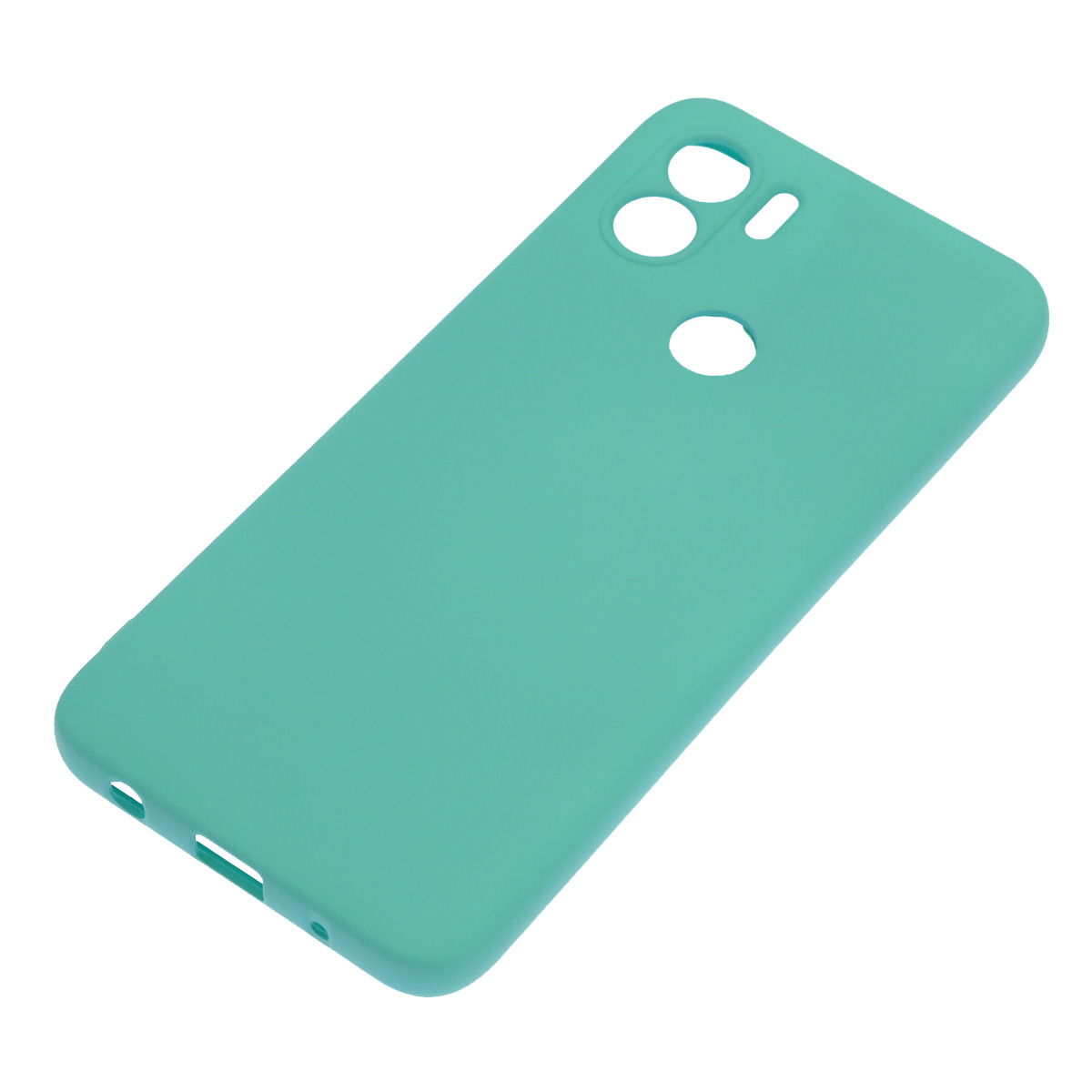Чехол накладка NANO для Redmi A1 Plus, Redmi A2 Plus, POCO C51, силикон, бархат, цвет бирюзовый Чехол накладка NANO для Redmi A1 Plus, Redmi A2 Plus, POCO C51, силикон, бархат, цвет бирюзовый