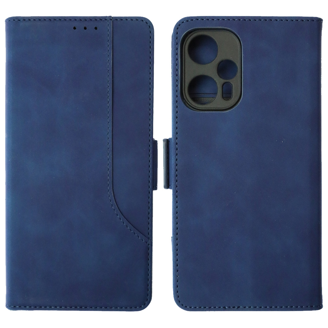 Чехол книжка NICE для XIAOMI POCO F5, защита камеры, экокожа, визитница, цвет темно синий Чехол книжка NICE для XIAOMI POCO F5, защита камеры, экокожа, визитница, цвет темно синий