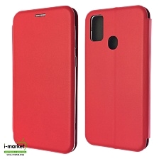 Чехол книжка STYLISH для SAMSUNG Galaxy M30s, M21, M31, экокожа, визитница, цвет красный. Чехол книжка STYLISH для SAMSUNG Galaxy M30s, M21, M31, экокожа, визитница, цвет красный.