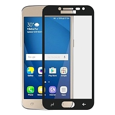 Защитное стекло 5D Full Glass /полный экран, упак-картон/ для Samsung J2-PRO-2018 черный.