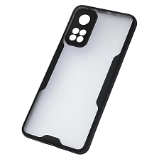 Чехол накладка Bubble для XIAOMI Mi 10T, Mi 10T Pro, силикон, цвет окантовки черный