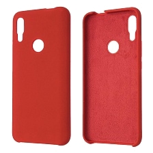 Чехол накладка Silicon Cover для HUAWEI Honor P Smart Z, Honor 9X, Oppo F11 Pro, силикон, бархат, цвет красный. Чехол накладка Silicon Cover для HUAWEI Honor P Smart Z, Honor 9X, Oppo F11 Pro, силикон, бархат, цвет красный.