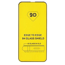 Защитное стекло 9D для APPLE iPhone 13 (6.1"), iPhone 13 Pro (6.1"), iPhone 14 (6.1"), iPhone 16e (6.1"), цвет окантовки черный
