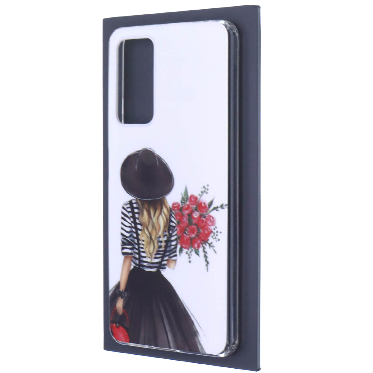 Чехол накладка для XIAOMI Redmi Note 11 Pro, Redmi Note 11 Pro 5G, силикон, рисунок Девушка с цветами Чехол накладка для XIAOMI Redmi Note 11 Pro, Redmi Note 11 Pro 5G, силикон, рисунок Девушка с цветами