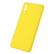 Чехол накладка для SAMSUNG Galaxy A02 (SM-A022G/DS), силикон, цвет желтый Чехол накладка для SAMSUNG Galaxy A02 (SM-A022G/DS), силикон, цвет желтый