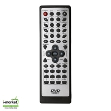 Пульт ДУ для DVD-плееров Hyundai и Soundmax, JX3055B, цвет черно-серебристый