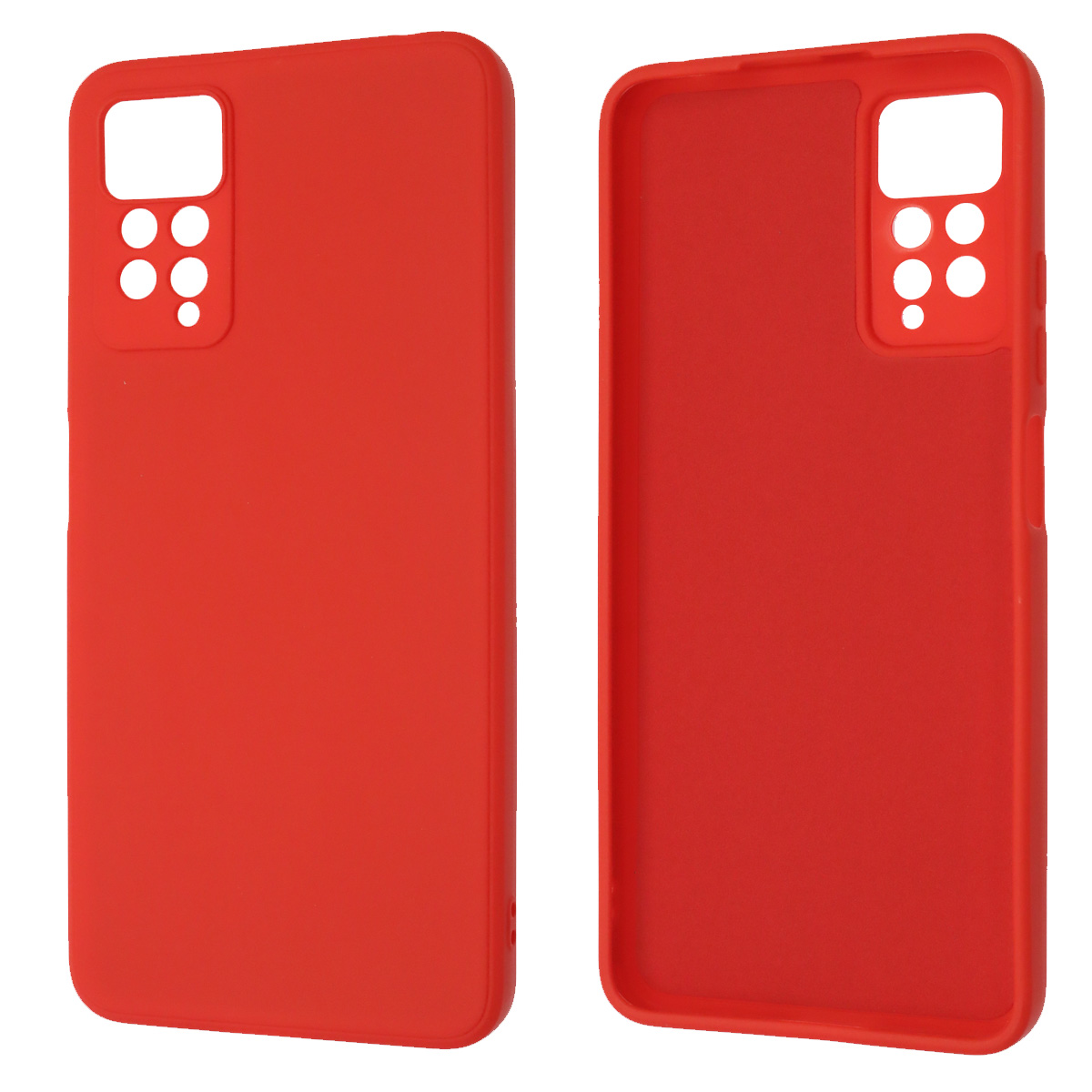 Чехол накладка для XIAOMI Redmi Note 11 Pro, Redmi Note 11 Pro 5G, силикон, бархат, цвет красный Чехол накладка для XIAOMI Redmi Note 11 Pro, Redmi Note 11 Pro 5G, силикон, бархат, цвет красный