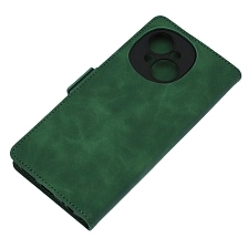 Чехол книжка NICE для TECNO Spark Go 1, POP 9 4G, защита камеры, экокожа, визитница, цвет темно зелелный Чехол книжка NICE для TECNO Spark Go 1, POP 9 4G, защита камеры, экокожа, визитница, цвет темно зелелный
