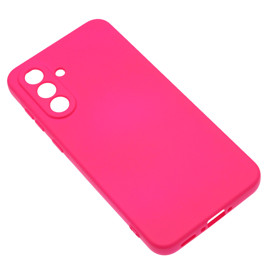 Чехол накладка NANO для SAMSUNG Galaxy A36 5G, защита камеры, силикон, бархат, цвет фуксия Чехол накладка NANO для SAMSUNG Galaxy A36 5G, защита камеры, силикон, бархат, цвет фуксия
