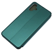 Чехол книжка STYLISH для SAMSUNG Galaxy A06 4G, экокожа, визитница, цвет темно зеленый